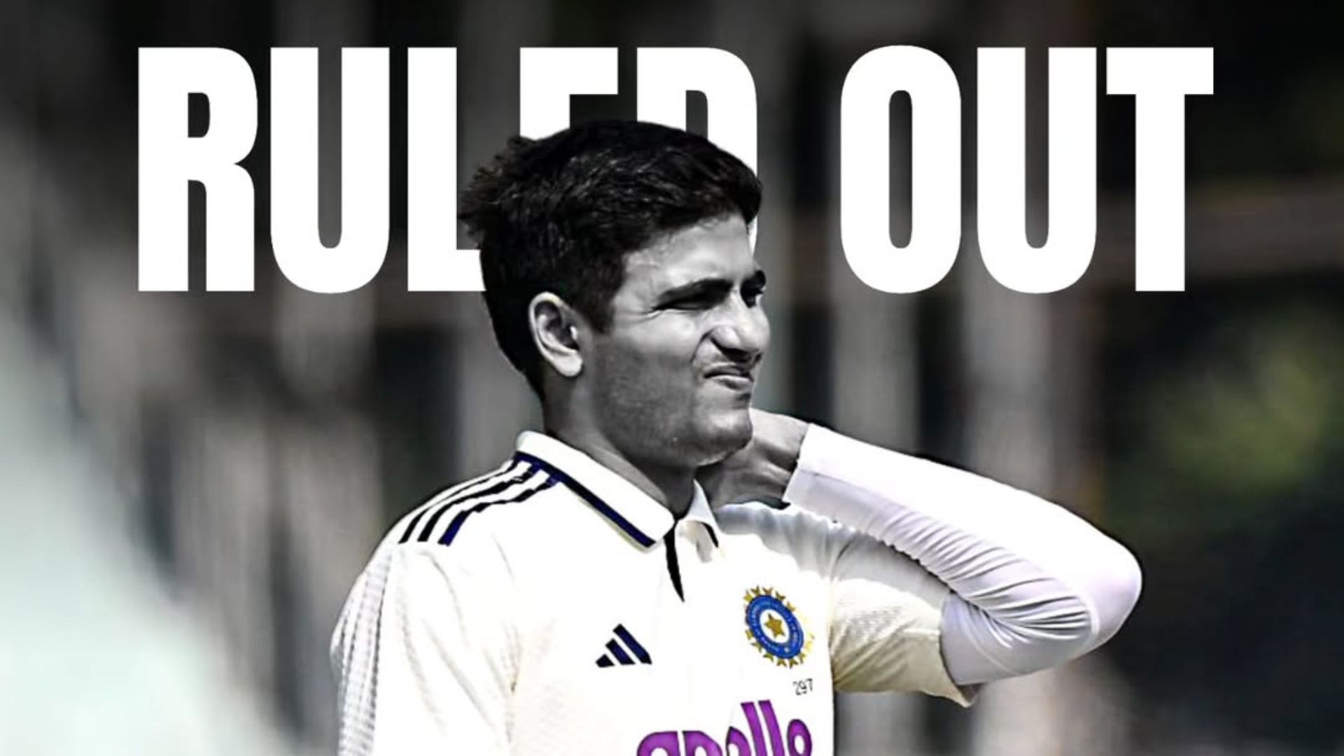 Shubman Gill Injury Update: India Captain Out of 2nd Test